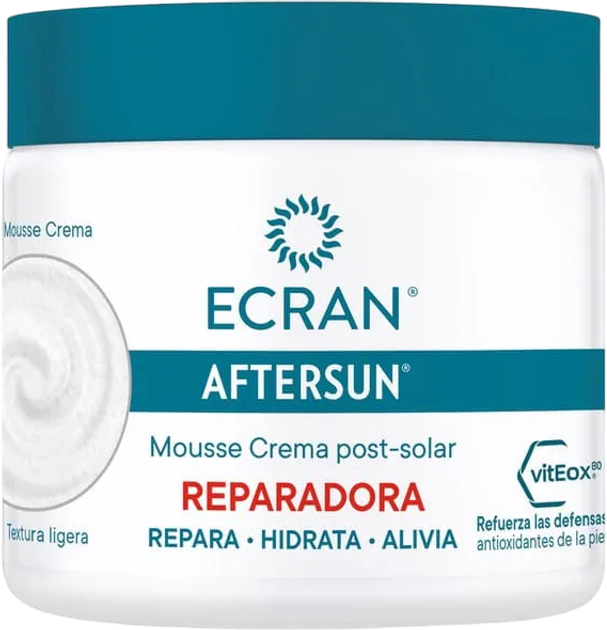 Мус для тіла Ecran Aftersun Mousse Crema 350 мл (8411135006867) - зображення 1