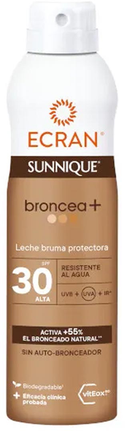 Спрей для тіла Ecran Sunnique Broncea Bruma Protect Spf30 250 мл (8411135006874) - зображення 1