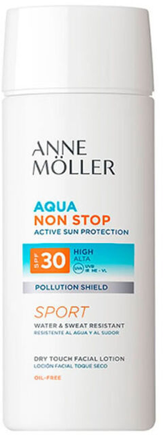 Молочко для засмаги Anne Moller Non Stop Aqua Spf30 75 мл (8058045434313) - зображення 1