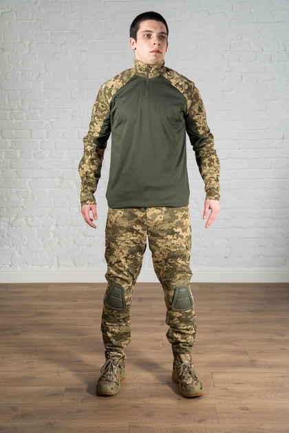 Форма військова штани з наколінниками та убакс ріп-стоп CoolMax tactical Олива Піксель (569) , M - зображення 1