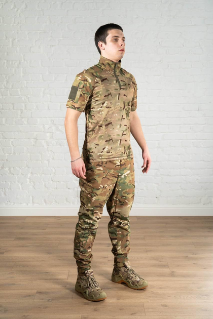 Форма армейская убакс с коротким рукавом и брюки CoolMax рип-стоп tactical Мультикам (589) , XL - изображение 2