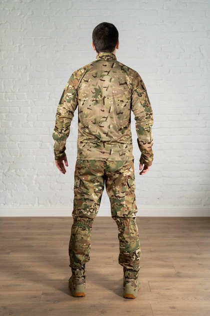 Армійська форма штани з наколінниками та убакс ріп-стоп CoolMax tactical Мультикам (565) , M - зображення 2