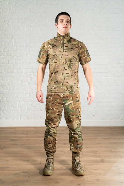 Форма армійська убакс з коротким рукавом та штани CoolMax ріп-стоп tactical Мультикам (589) , 2XL - зображення 1
