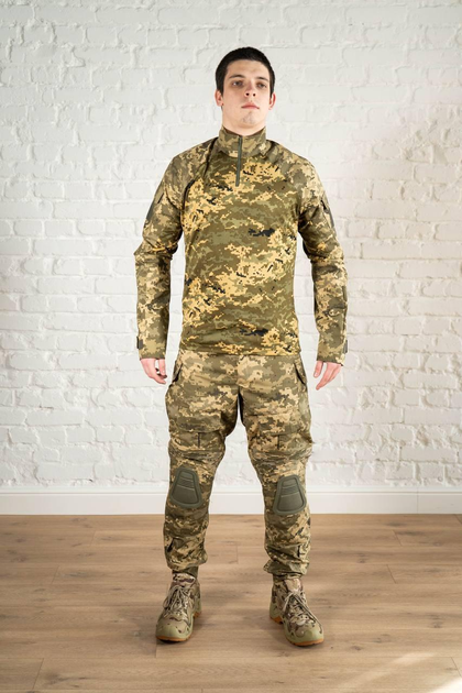 Форма тактична убакс та штани з наколінниками ріп-стоп CoolMax tactical Піксель (594) , 2XL - зображення 1