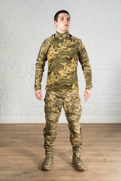 Військова форма убакс зі штанами tactical coolmax ріп-стоп Піксель (573) , L - зображення 1