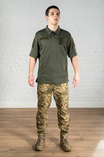 Форма военная поло и брюки CoolMax рип-стоп tactical Пиксель Олива (584) , L - изображение 1