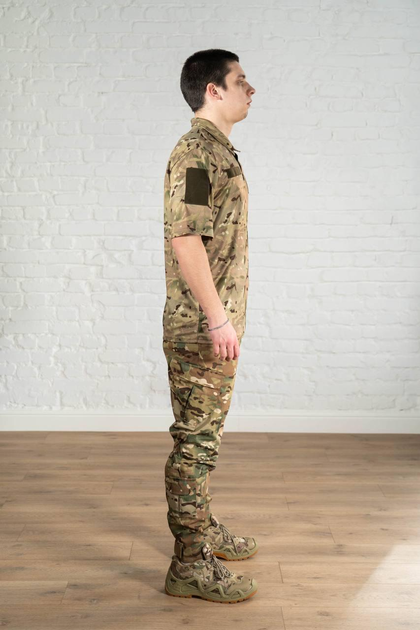 Форма армейская поло и брюки рип-стоп CoolMax tactical Мультикам (583) , S - изображение 2