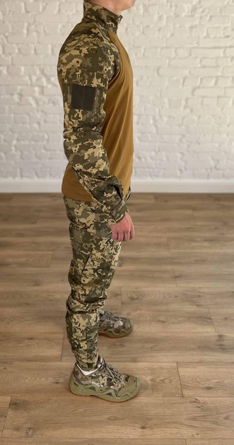 Форма военная убакс со штанами tactical рип-стоп CoolMax Пиксель Койот (560) , XL - изображение 2
