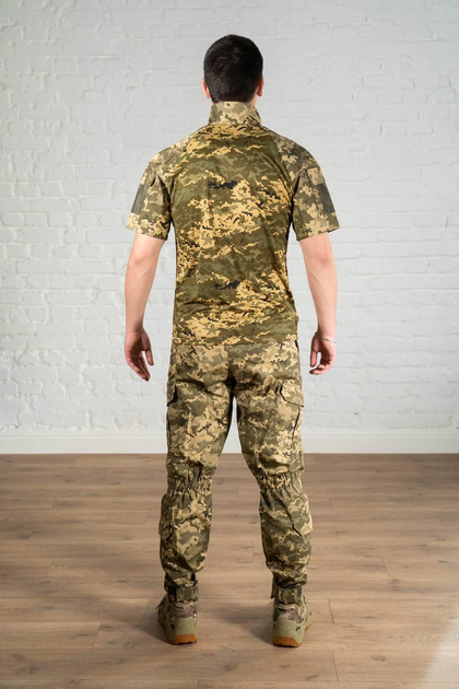 Армейская форма убакс с коротким рукавом и штаны рип-стоп CoolMax tactical Пиксель (586) , XL - изображение 2