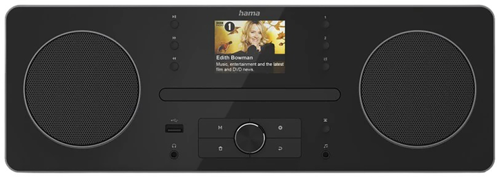 Odbiornik radiowy Hama DIR1570CBT Black (4007249542533) - obraz 4