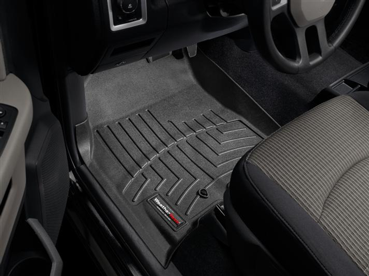 Акція на Комплект автокилимків передніх WeatherTech 3D лайнери Dodge;RAM Ram 1500 Classic (2009-2011) 2 шт Чорний від Rozetka