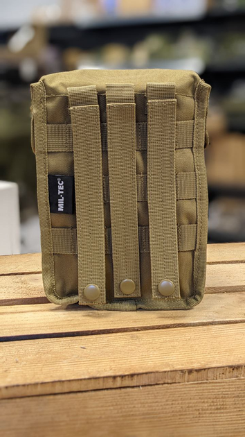 Підсумок мультифункціональний мед. Койот Mil-Tec KOPPELTASCHE MULTIPURPOSE LG.COYOTE (13490205) - Фото 6 Підсумок мультифункціональний мед. Койот Mil-Tec KOPPELTASCHE MULTIPURPOSE LG.COYOTE (13490205) - изображение 6