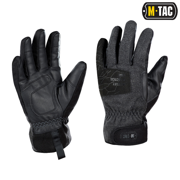 M-Tac рукавички зимові Extreme Tactical Dark Grey S - зображення 1
