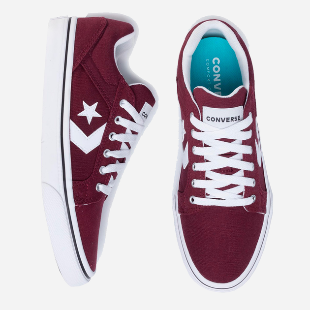 Tenisówki męskie do kostki Converse El Distrito 2.0 167010C 40 Bordowe (888757901760) - obraz 3