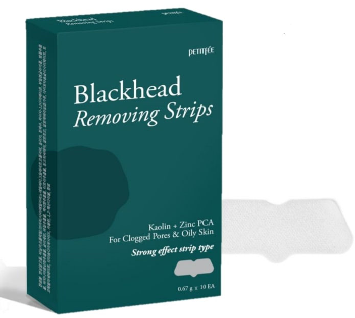 Полоска для удаления черных точек на носу Petitfee Blackhead Removing ...