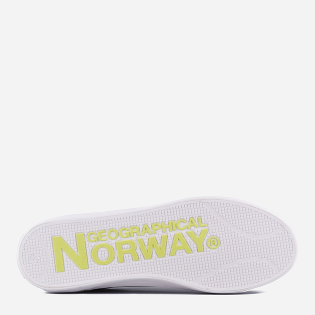Sneakersy męskie do kostki Geographical Norway GNM21102-17 41 Białe (8445377016995) - obraz 5