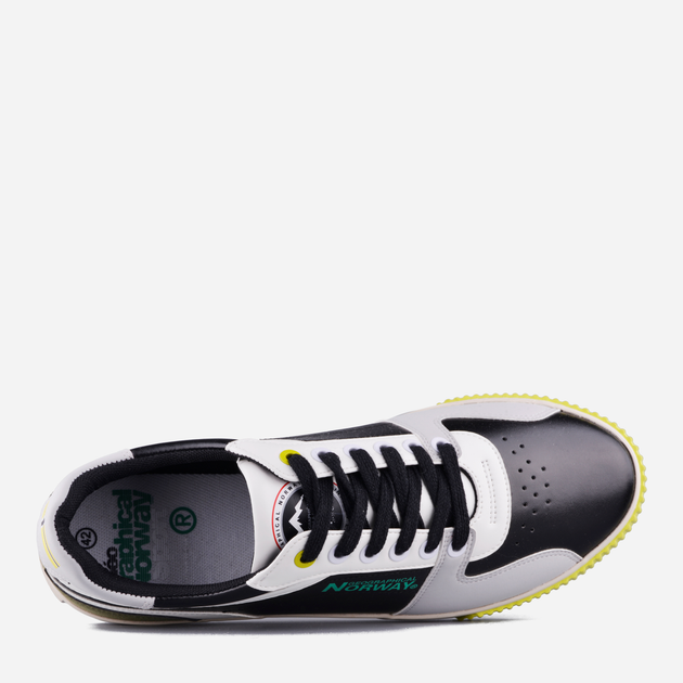 Sneakersy męskie do kostki Geographical Norway GNM21103-01 43 Czarne (8445377017084) - obraz 4