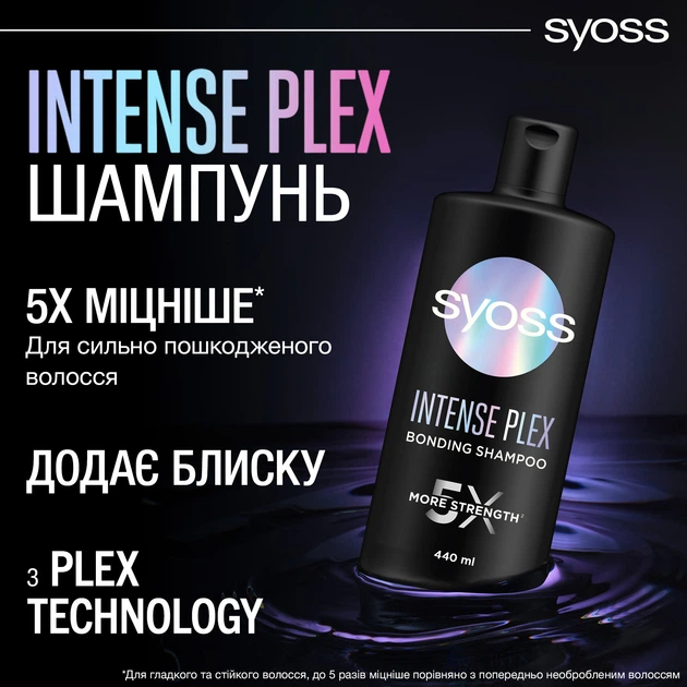 Шампунь SYOSS Intense Plex 440 мл (9000101731460) - Фото 6 Шампунь SYOSS Intense Plex 440 мл (9000101731460) - изображение 6