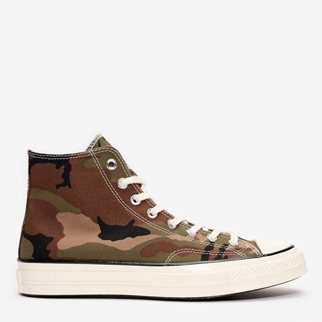 Чоловічі кеди високі Converse Carhartt WIP Chuck 70 Hi 169221C 42.5 27.5 см Камуфляж (194432693319) - зображення 1