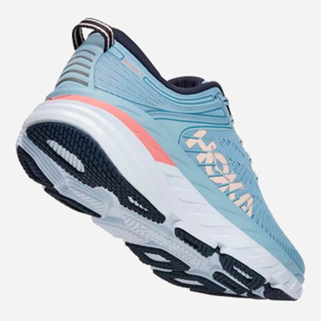 Жіночі кросівки для бігу HOKA ONE ONE Bondi 7 1110519 39 1/3 Блакитні (194715334915) - зображення 4