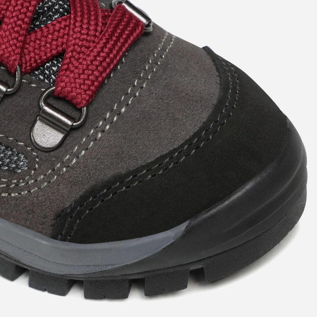 Buty trekkingowe damskie niskie Olang Tarvisio.Tex 812 40 26 cm Ciemnoszare z bordowym (8026556604136) - obraz 5