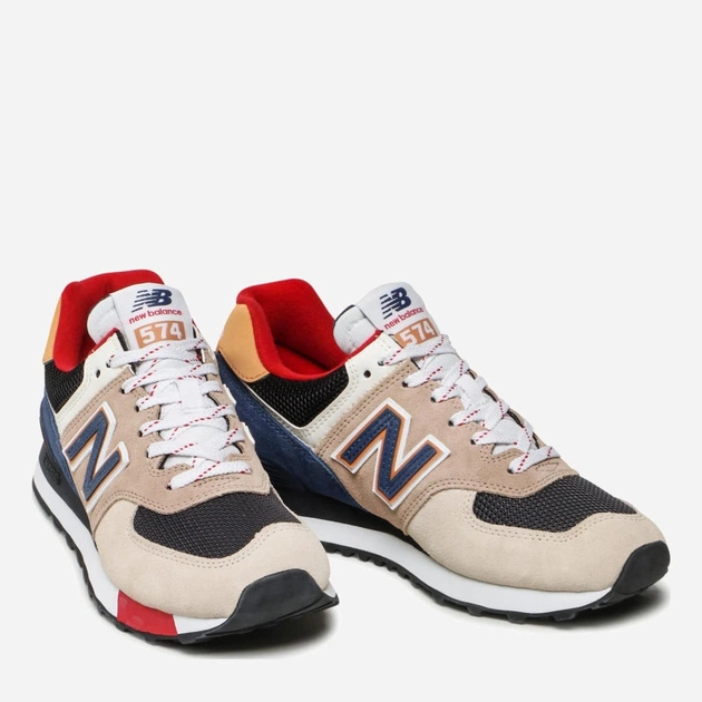 Чоловічі кросівки New Balance 574 ML574LC2 44 (10US) 28 см Білий/Синій (195907857359) - зображення 3