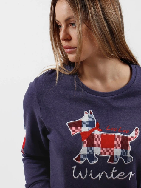 Piżama Admas 56149 XL Granatowa (8433623608742) - obraz 2