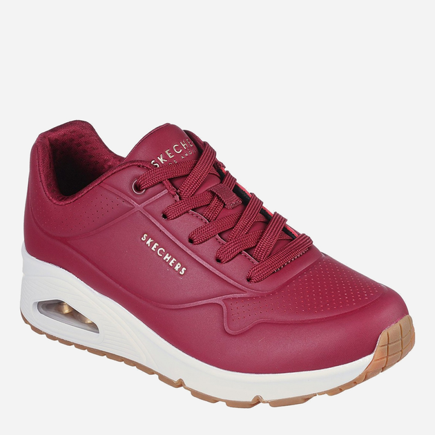 Buty sportowe damskie Skechers Uno Stand On Air 73690-BURG 36 (6US) 23 cm Bordowe (195204831441) - obraz 2