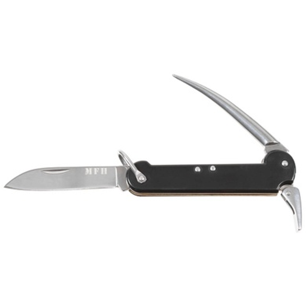 Нож Боцманский со свайкой BW Navy Pocket Knife Черный - изображение 1