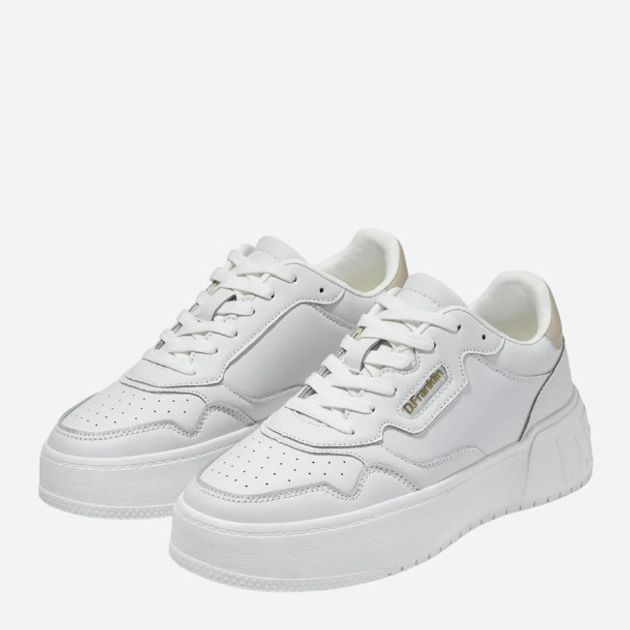Жіночі кеди низькі D.Franklin Court Basic DFSH321080 41 (10US/7.5UK) 26.6 см Білі (8445333381303) - зображення 3