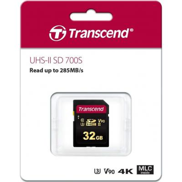 Карта памяти Transcend 32GB SDHC class 10 UHS-II U3 V30 MLC ...