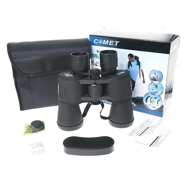 Бінокль Comet AXP101 (7x50) чорний, в чохлі - зображення 9