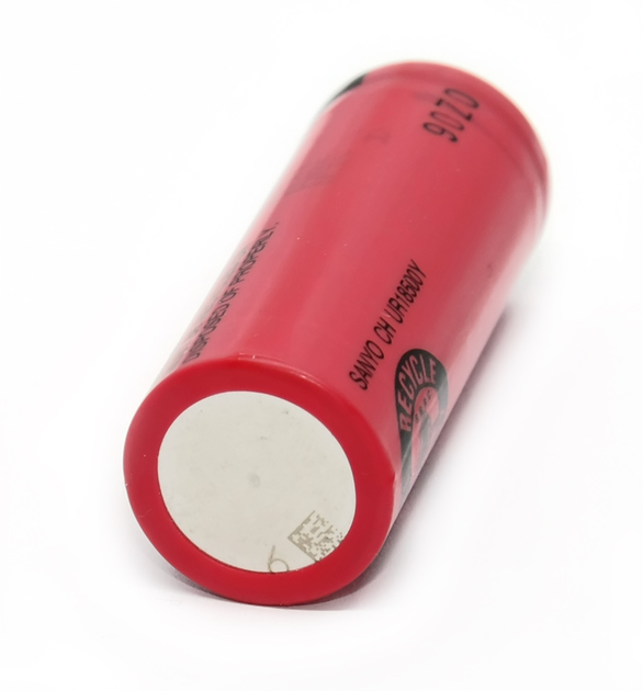 Аккумулятор 18500 Li-Ion Sanyo UR18500Y 1 pin (+), 1300mAh, 2.6A, 4.2/3 ...