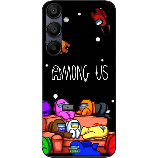 Силиконовый чехол SMTT для Samsung A15 Galaxy A155F с картинкой Among us Играем - Фото 1 Силиконовый чехол SMTT для Samsung A15 Galaxy A155F с картинкой Among us Играем - изображение 1