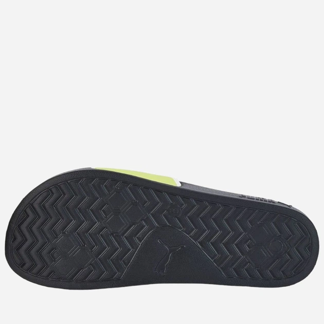 Жіночі шльопанці Puma Leadcat 2.0 Shower Limepunch-Puma Білі- 384140-04 37 Чорні (4065449313278) - зображення 5