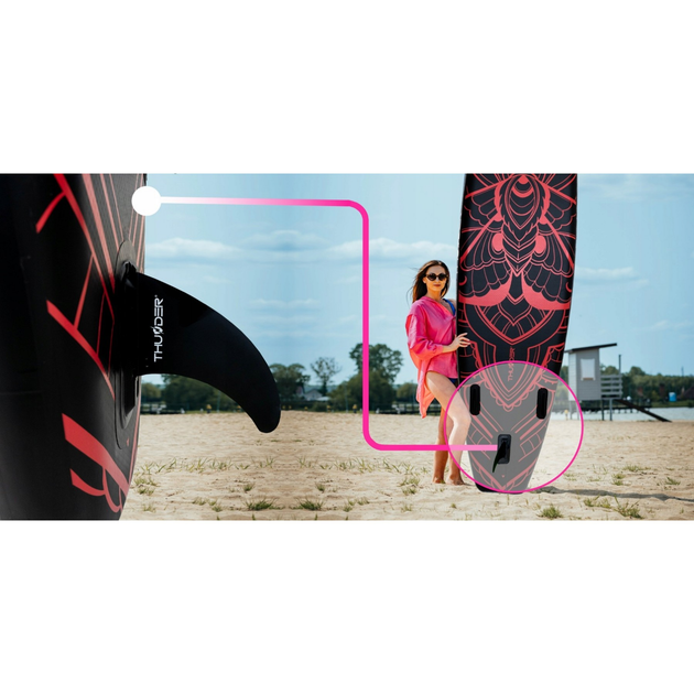 Надувна дошка SUP THUNDER Moth 320 см з веслом - зображення 9