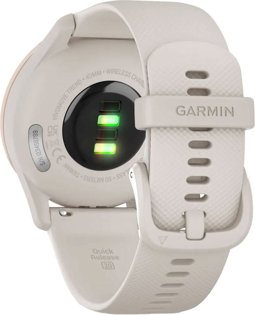 Смарт-годинник Garmin Vivomove Trend 40.4 mm White Cream (010-02665-01) - зображення 6