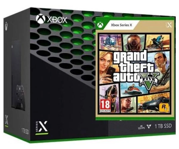 Игровая консоль Microsoft Xbox Series X 1Tb + GTA V (русские