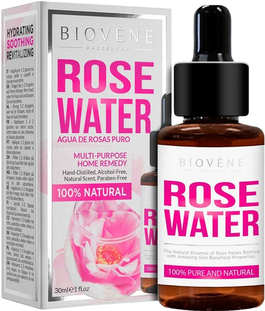 Tonik do twarzy Biovene Rose Water 30 ml (8436575091631) - obraz 1