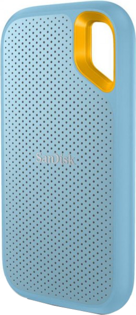 Dysk SSD SanDisk Extreme Portable 1TB 2.5" USB Type-C TLC (SDSSDE61-1T00-G25B) Sky Blue - obraz 3
