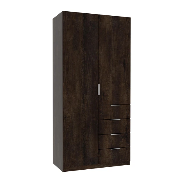 Шкаф Кристал 1 Континент 1000х520х2100 Дуб Конкордія - изображение 1