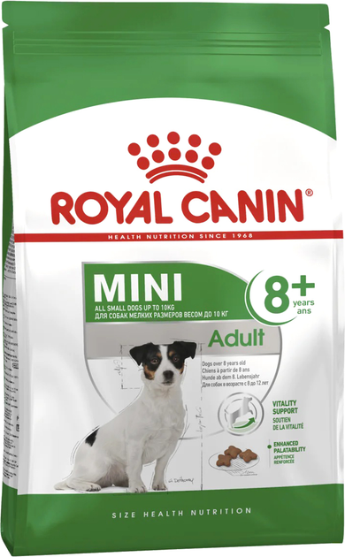 Sucha karma dla dojrzałych psów małych ras Royal Canin Mini Adult 8+ powyżej 8 lat 2 kg (3182550831383) (831383) (30020209) - obraz 1