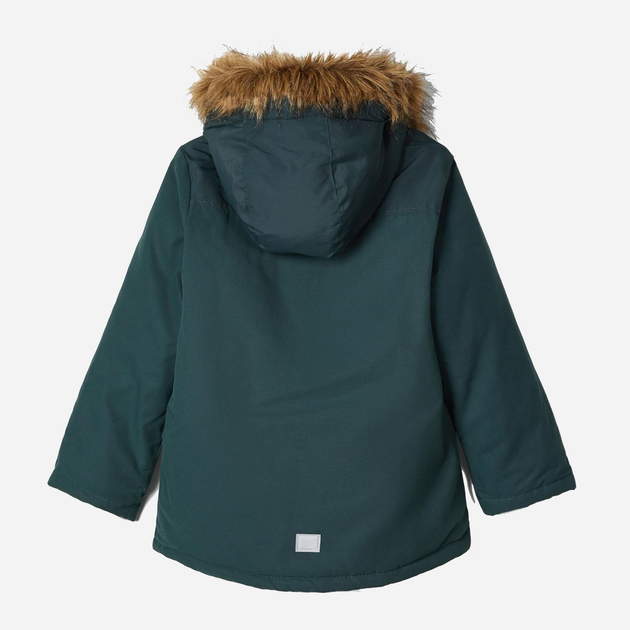 Подростковая куртка-парка демисезонная для мальчика Name It GD-00066589 158 см Темно-зеленая (DN5714493290804) - изображение 2