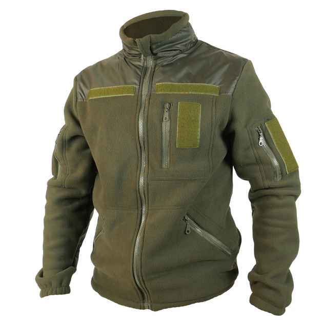 Кофта флісова військова khaki mod. 3 50 - зображення 1