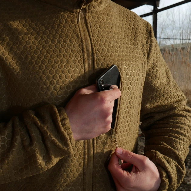 Флісова кофта Militex Windblock Tactical Coyote mod. 4 S - зображення 9