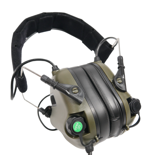 Тактичні навушники EARMOR M32 з універсальним кріпленням Олива - зображення 2