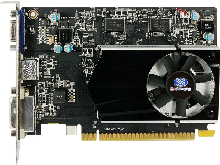 Відеокарта Sapphire PCI-Ex Radeon R7 240 4GB GDDR3 (128bit) (730/1800) (DVI, VGA, HDMI) (11216-35-20G) - зображення 1