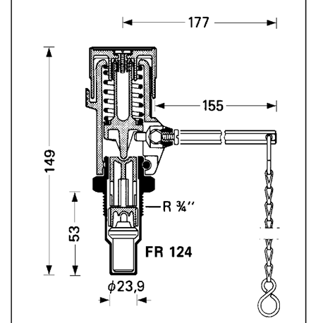 Регулятор тяги Resideo Braukmann FR124 - изображение 2