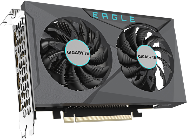 Відеокарта Gigabyte PCI-Ex GeForce RTX 3050 Eagle OC 6GB GDDR6 (96bit) (1500/14000) (2 х HDMI, 2 x DisplayPort) (GV-N3050EAGLE OC-6GD) - зображення 2