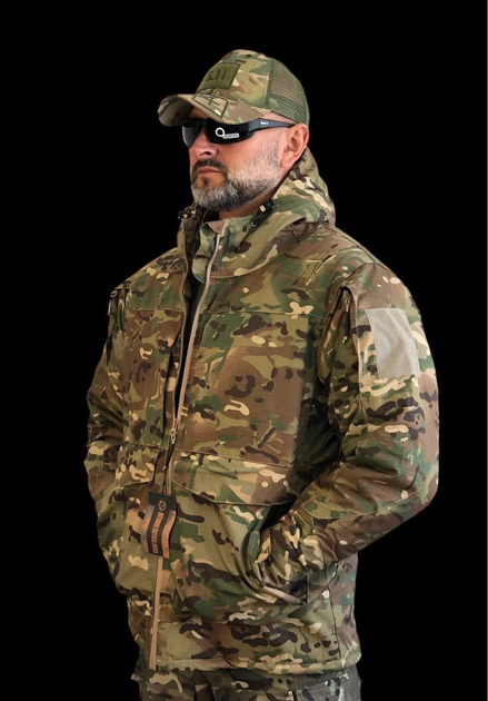 Зимняя тактическая куртка Omni-Heat Army Multicam мультикам М - изображение 1
